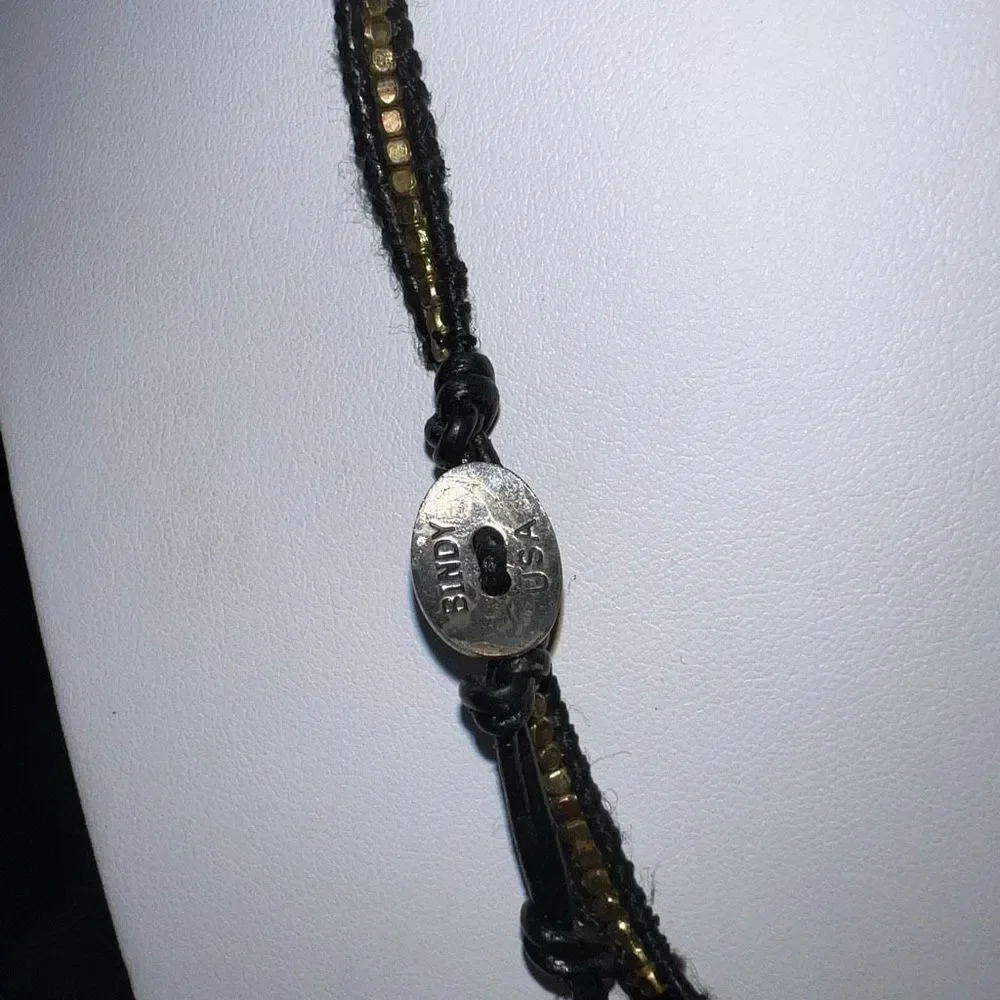 Bindy USA Corded Beaded Wrap Bracelet
